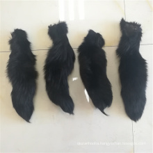 China fur factory wholesale real large fox fur tail